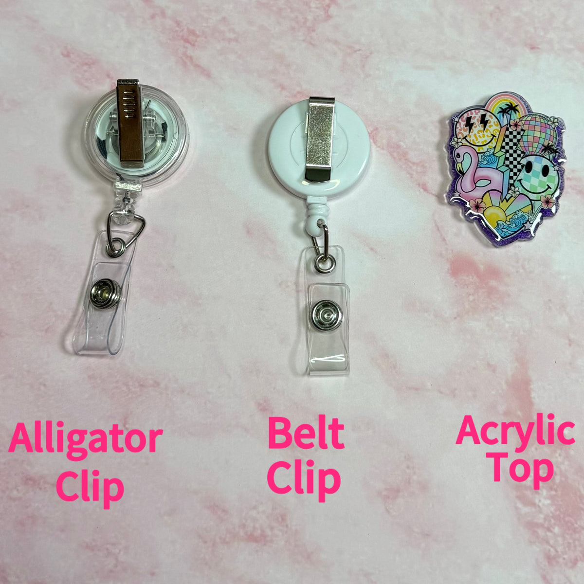 English Bulldog Badge Reel