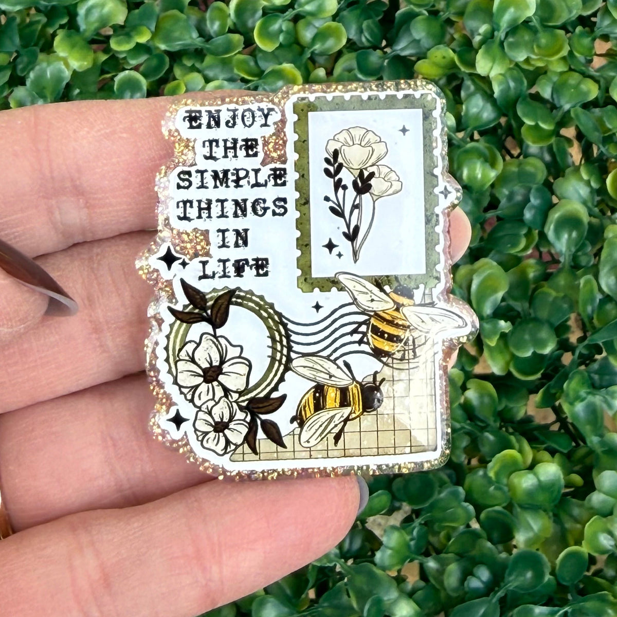 PYP- Enjoy The Simple Things Acrylic Topper