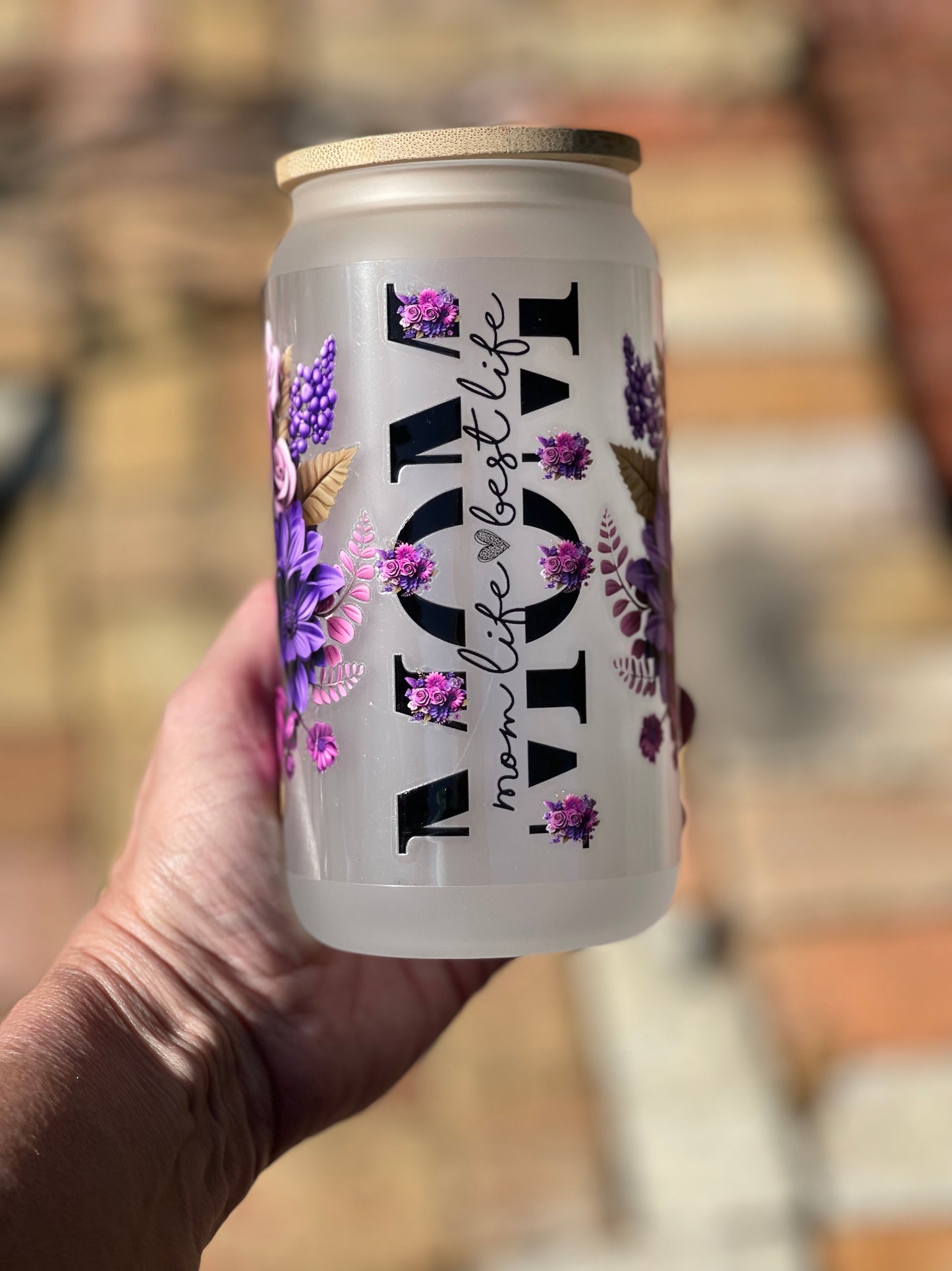 16 oz. Frosted Glass Can