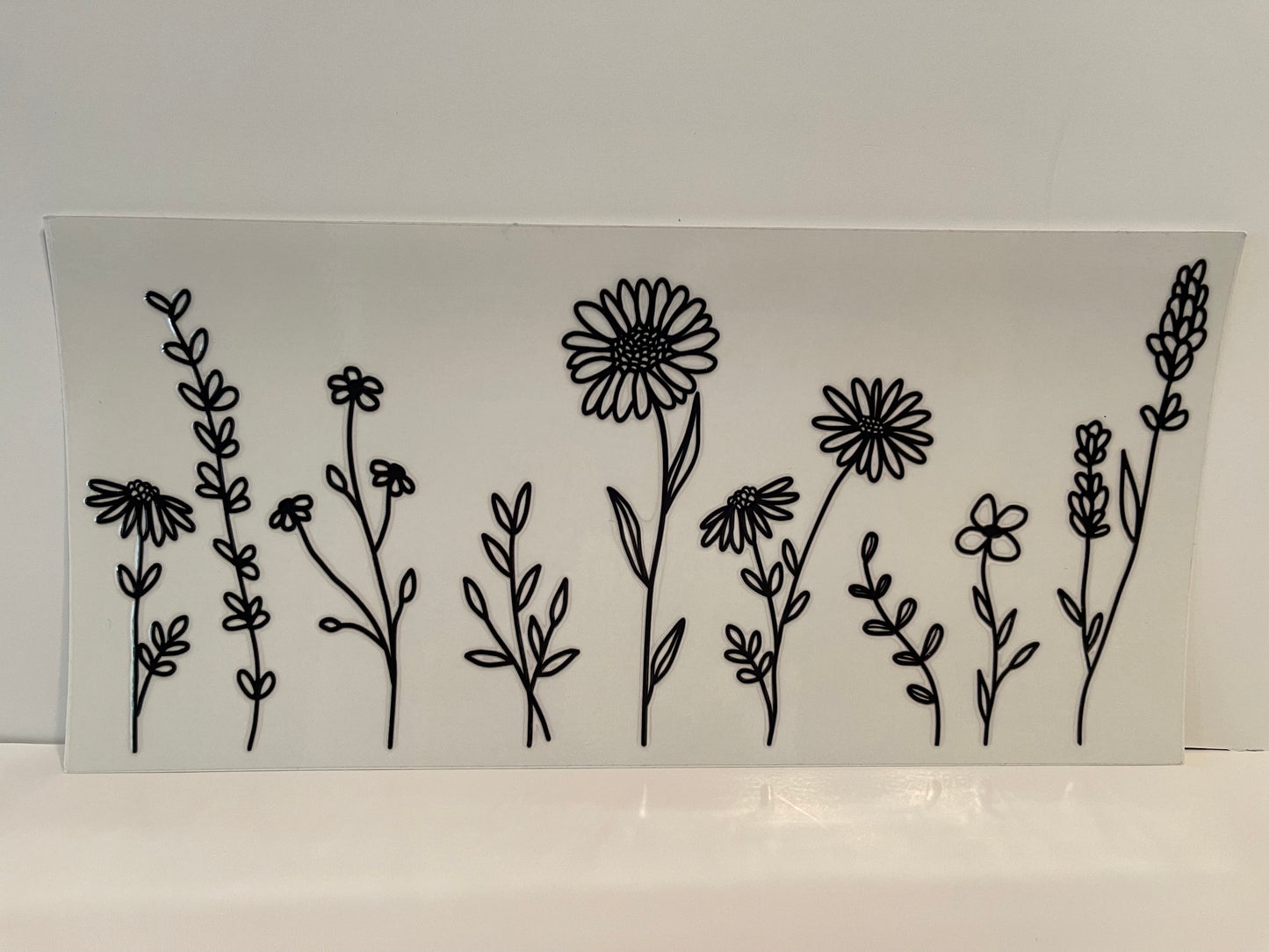 Black and White Flowers