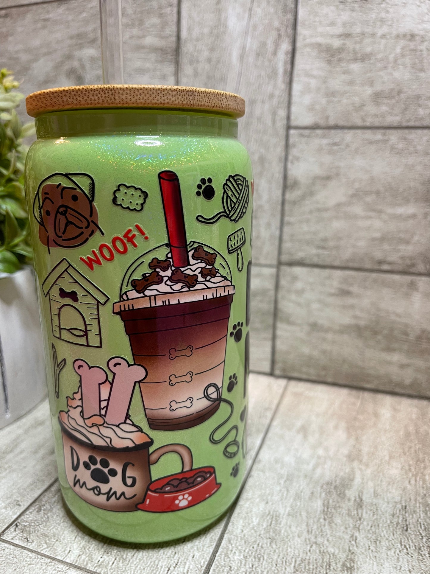 Shimmer Cups with bamboo lid(choose wrap)