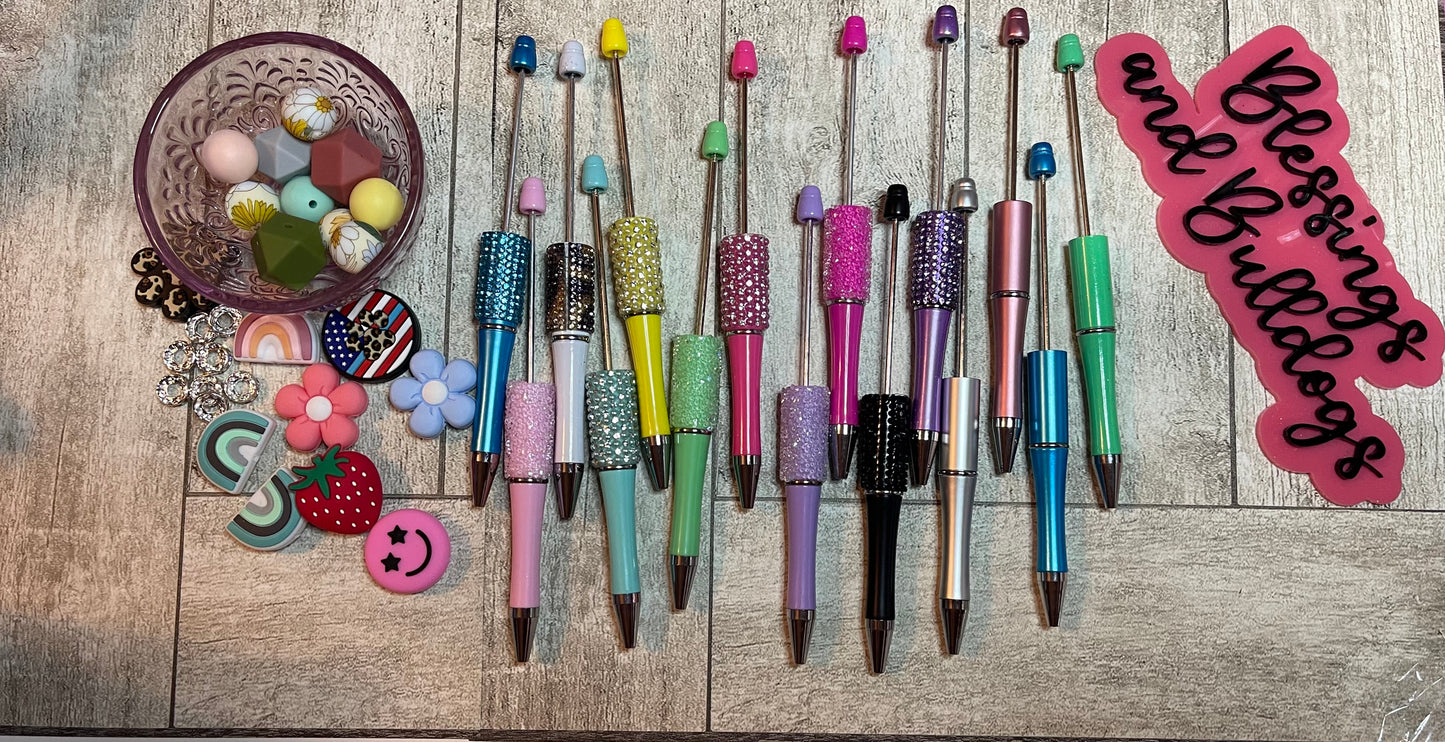 Custom Beaded Pens