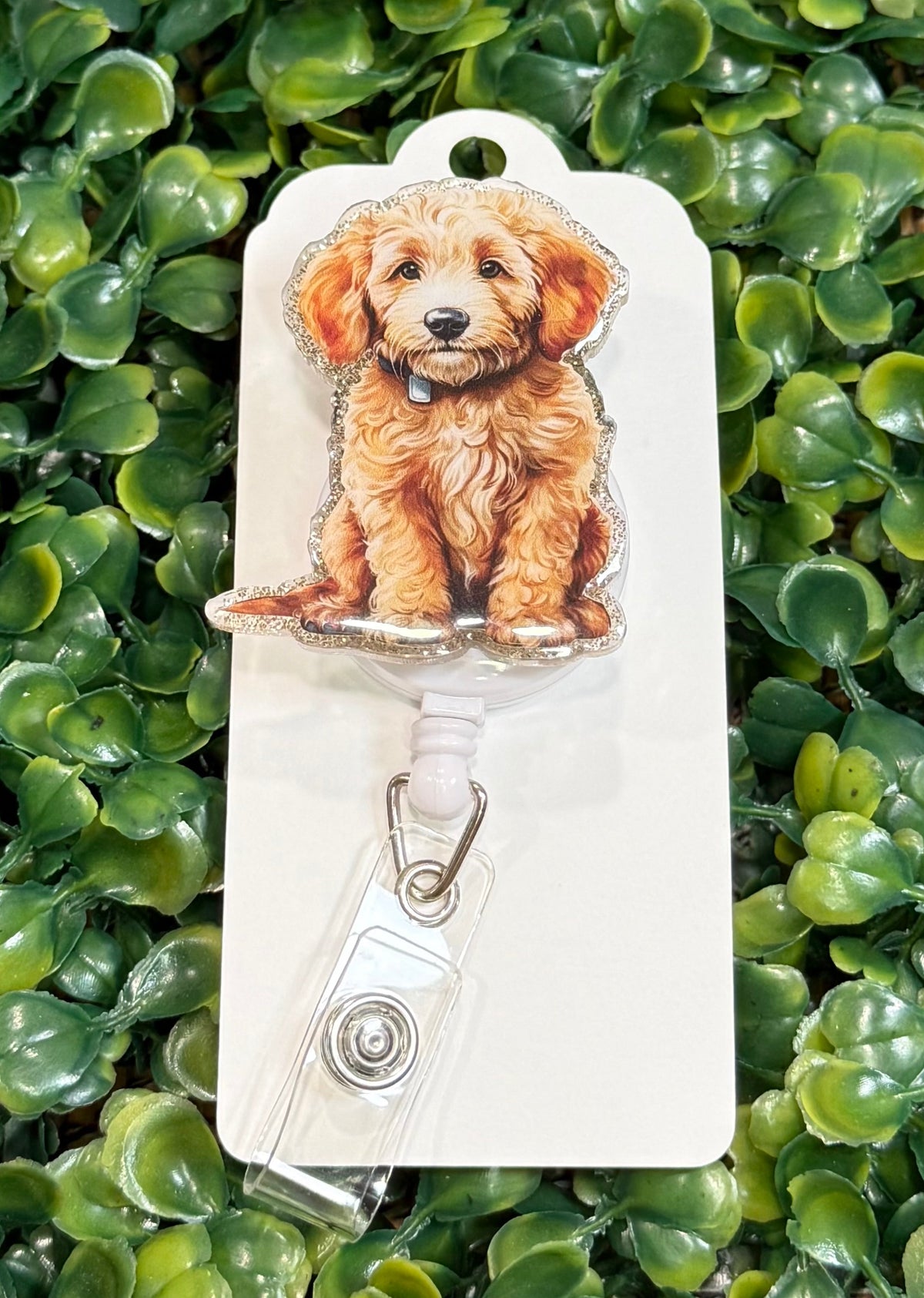 Labradoodle Badge Reel