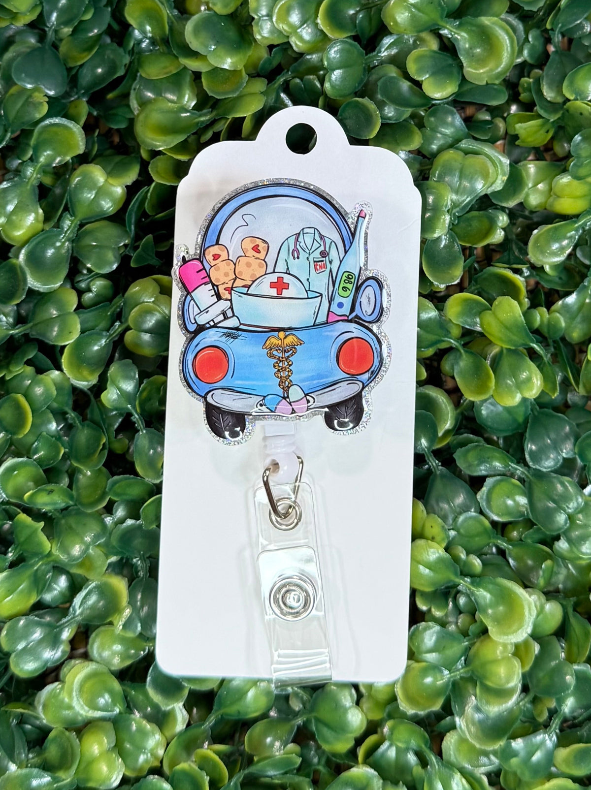 Nursing Car Badge Reel