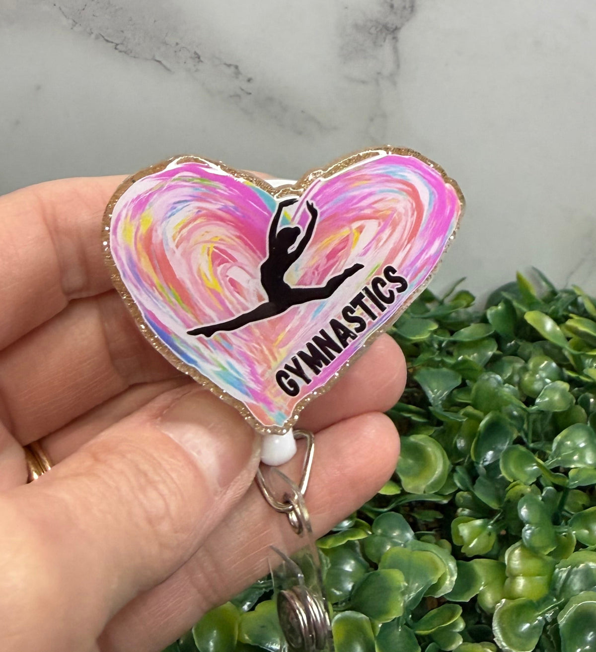 Gymnastics Badge Reel 💛