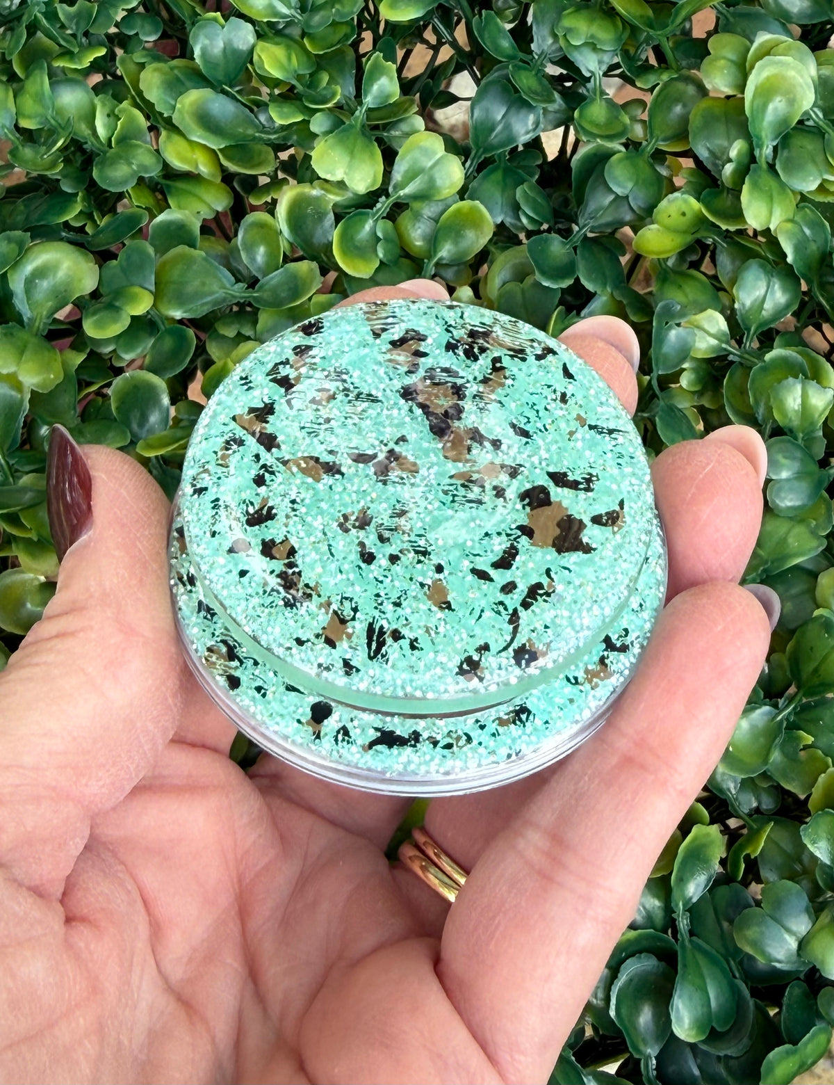 Tiffany Diamonds Leopard Glitter MagSafe Phone Grip