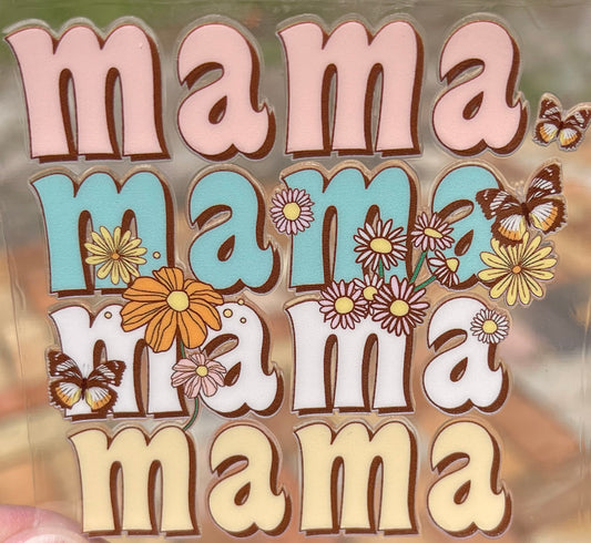 Mama Mama Mama Decal (does not wrap around)