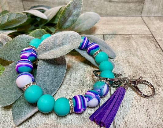Purple/Turquoise Marble